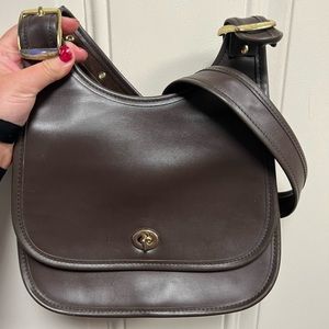 Vintage coach brown legacy bag rare good condition